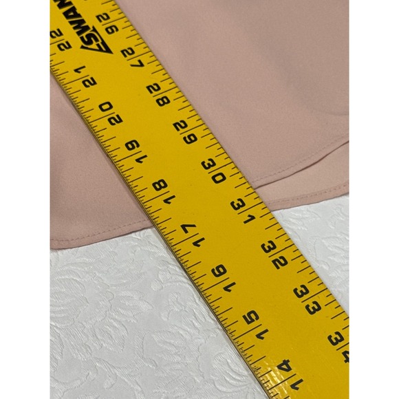 Worthington Pink V Neck Dolman Sleeve Top Women's XL Made in Indonesia Polyester - Picture 8 of 8